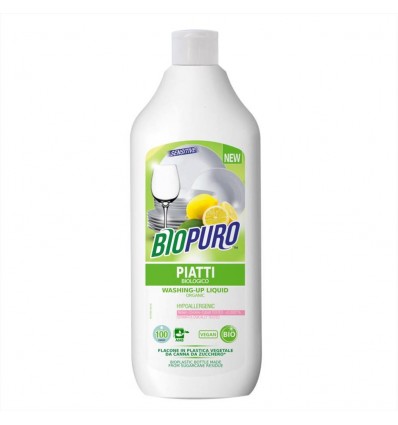 Detersivo liquido concentrato per i piatti - pelli sensibili - 500g - BioPuro