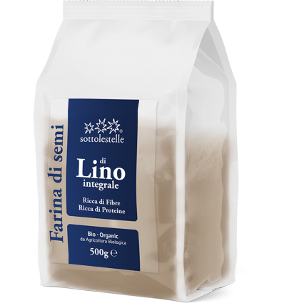 Farina di Semi di Lino Integrale - 500g - Sottolestelle