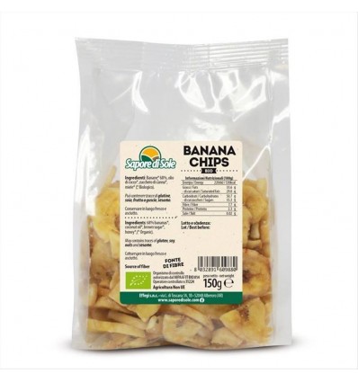 Banana chips Biologiche - 150g - Sapore di Sole