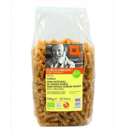 Fusilli integrali grano duro Biologico - 500g - Girolomoni