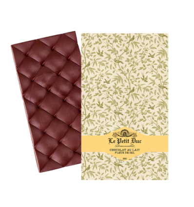 Bio Chocolat 48% Lait Fleur de Sel - 70g - Le Petit Duc