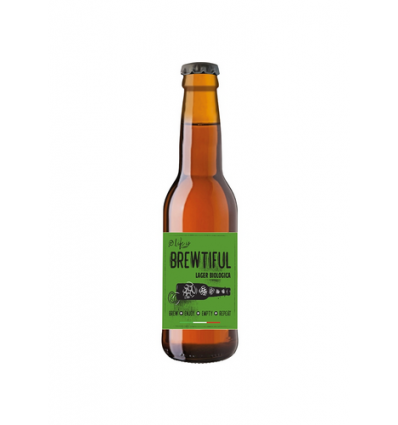 Brewtiful Birra Lager biologica - 330ml - Melchiori - 330ml - Melchiori