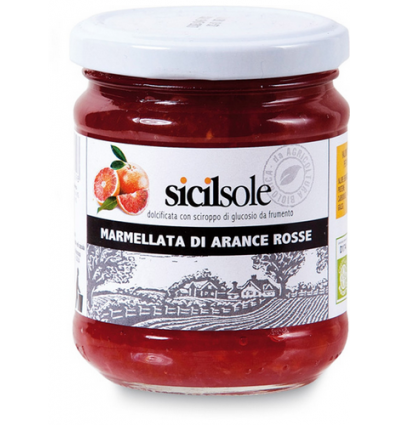 Marmellata di arance rosse Biologica - 240g - Sicilsole