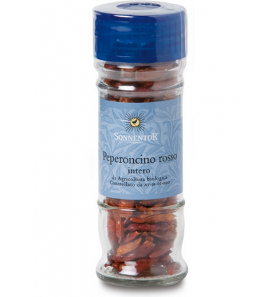 Peperoncino rosso intero in vasetto - 20g - Sonnentor