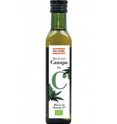 Olio di semi di Canapa Biologico - 250ml - Il Fior di Loto