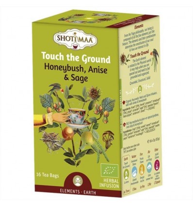 Tisana Ayurvedica Touch the Ground -16 filtri per 2 g (32 g) - Shoti Maa